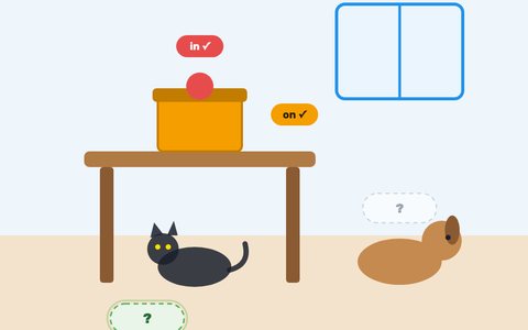 Игра «Prepositions» — как она выглядит на доске